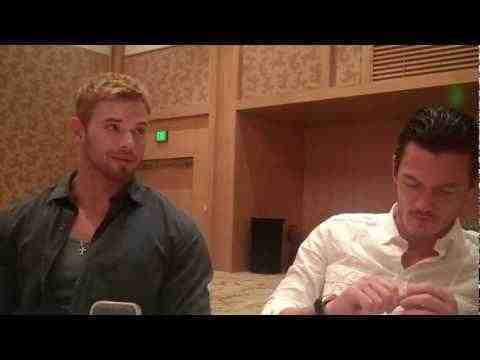 Kellan Lutz And Luke Evans At Immortals Interview